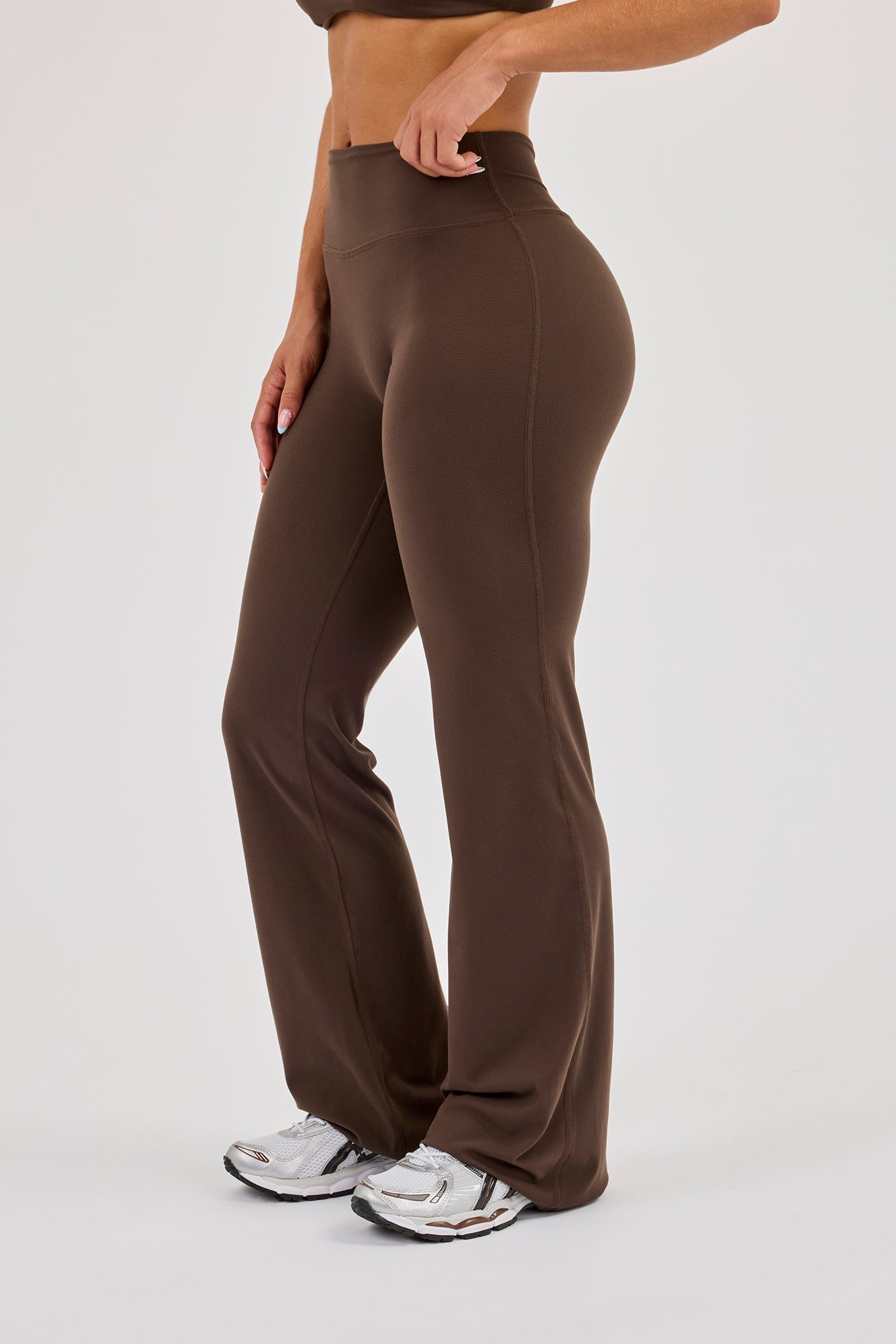 Classic Flared Pant - Chocolate